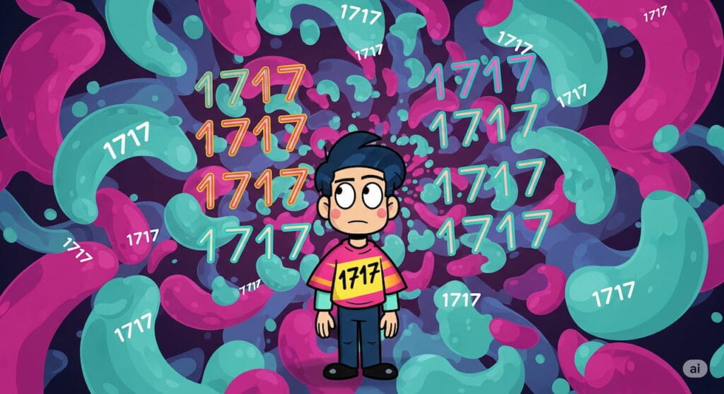 繰り返し数字1717が示すメッセージ