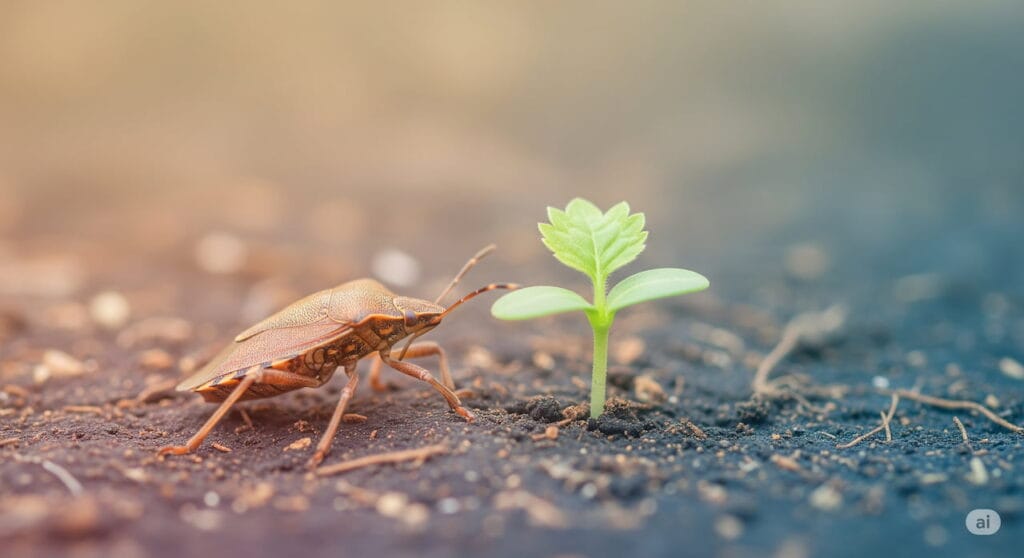 茶色いカメムシが示す意味